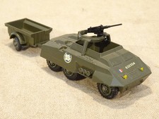 Solido militaire Combat Car M 20 + remorque