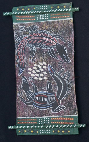 Peinture sur ecorce - peinture,