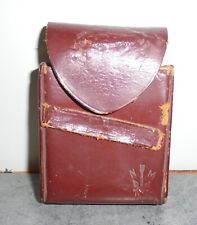 RARE ETUI CUIR CIE COMPAGNIE DE NAVIGATION MIXTE Paquet Cigarette Jeu de Cartes