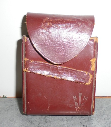 Rare etui cuir cie compagnie - cuir,