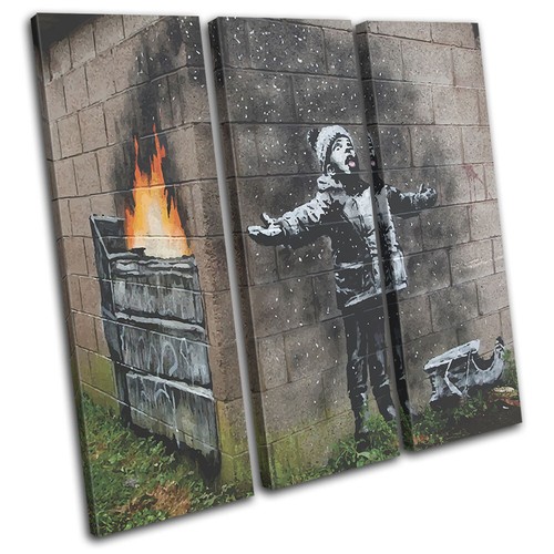 Snow urban graffiti banksy - snow,