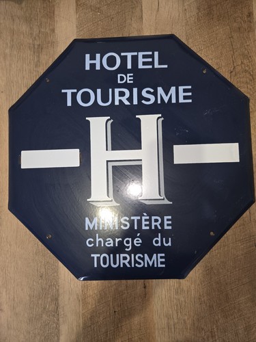 Plaque émaillée ancienne - , –