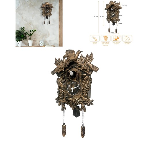 Walplus horloge coucou vintage - horloge,