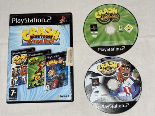 Jeu ps2 crash action pack - ps2,