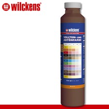 Wilckens 750 ML Vollton- & Abtönfarbe Braun Couleur des Murs Wetterbständig