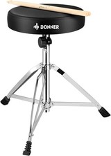 Tabouret de tambour réglable en hauteur 48 ~ 58 cm Donner Drum Throne chaise ...