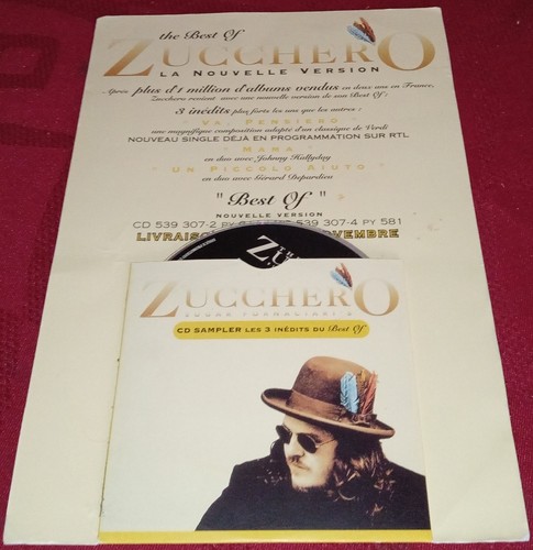 Zucchero encart avec promo - zucchero,