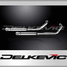 Suzuki VL800 Intruder 01-16 Echappement Complet Silencieux 410mm Coupe Oblique