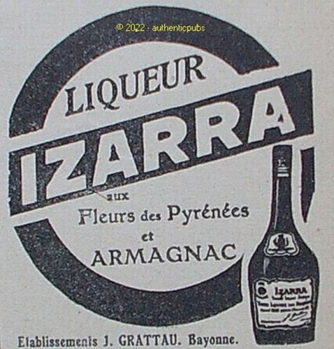 Publicite izarra liqueur aux - izarra,