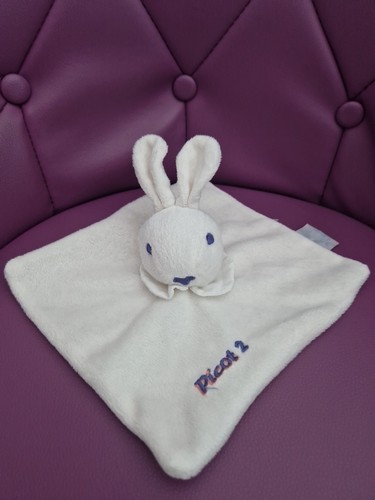 Doudou picot lapin blanc - picot, 2