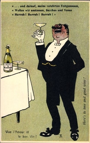 Artist postcard deutz and - artist,