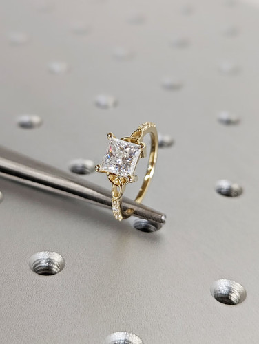 Bague solitaire celtique - bague,