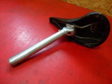 ancien vintage selle saddle vélo piste course FAGGIN tube LAPRADE