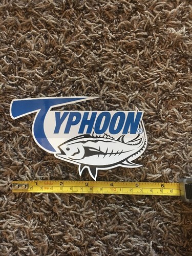 Typhoon sticker decal trout - typhoon,