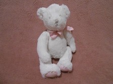 Peluche doudou ours blanc