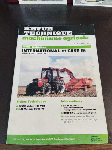 Revue technique machinisme - revue,