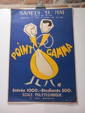 affiche originale Bal Ecole
