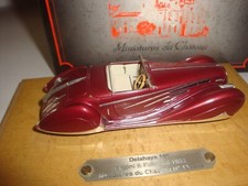 MINIATURE du CHÂTEAU - MC 46 - DELAHAYE 165 bordeaux Figoni & Falaschi 1938 SLim