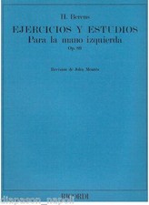 Berens : EXERCICES ET ÉTUDE POUR LA MAIN GAUCHE OP.89 - Ricordi