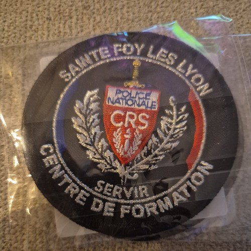 écusson police nationale crs - police,