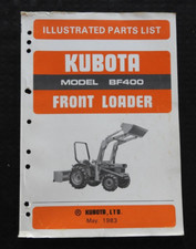 Véritable 1980s Kubota L245 L275 Tracteur " BF400 Avant Chargeur " Pièces