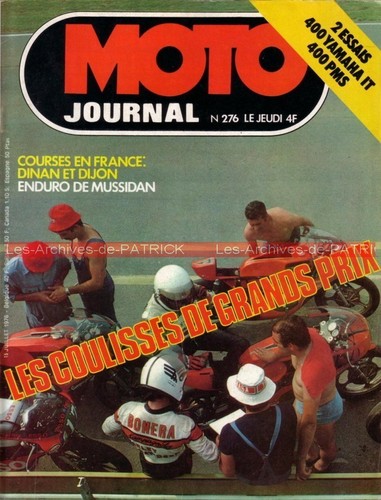 Moto journal 276 yamaha rd - moto,