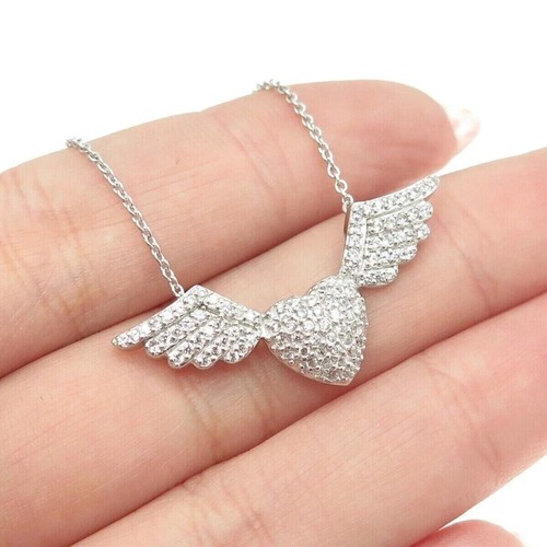 Pendentif cœur moissanite - cœur, en