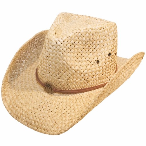 Chapeau cowboy paille - cowboy, en