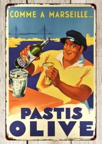 Comme marseille pastis - marseille,