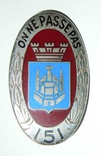 INSIGNE du 151° RÉGIMENT