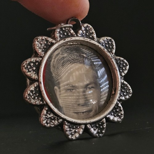 Pendentif porte photo - , ronde