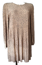 Robe STRADIVARIUS beige à