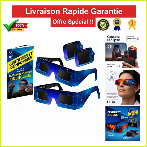 Lunettes eclipse solaire - lunettes,