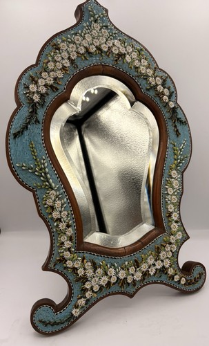 Miroir vénitien ancien - miroir, micro