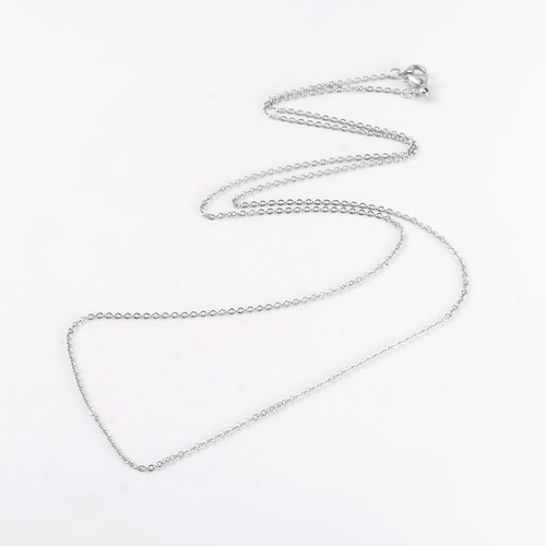 Collier chaine argente 70cm - collier,