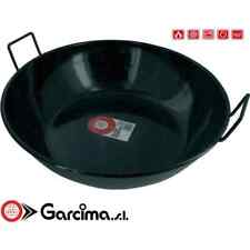 POELE A PAELLA CREUSE émaillé profonde 45 CM CUISINE REF 0577