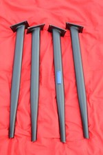 4 grands pieds compas en métal - A détourner pour établi, table industrielle...