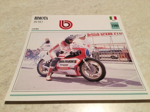 Carte moto bimota 350 yb3 - carte,