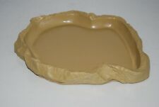 Vivarium Reptile Robuste Rock Bol à Nourriture Grand 26 x 19 x 3 CM pour