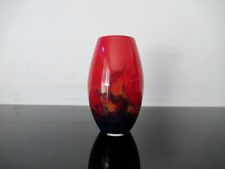 Vase ancien Muller Frères Luneville verre marmoréen