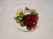 Superbe bougeoir en porcelaine