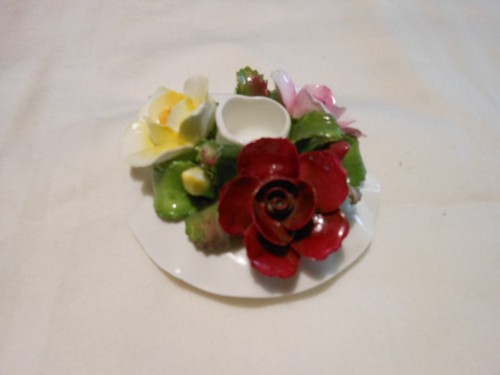 Superbe bougeoir porcelaine - bougeoir, en