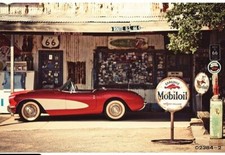 PAPIER PEINT 3D AUTO RETRO