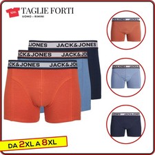 Three elastic cotton underwear boxer plus size for men. Big and tall. Big size