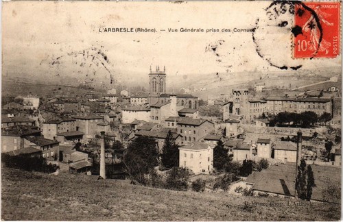 Cpa arbresle vue generale - cpa,