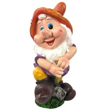 Nain de jardin résine chapeau