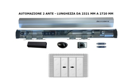 Porte automatique coulissante - automatique,