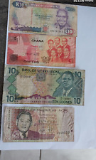 -----1-Lot-de--4--Billets---MONDE---Qualite--TB++++-A-TTB---VENDU-EN-L'ETAT----