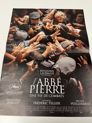 Affiche abbé pierre - l'abbé,