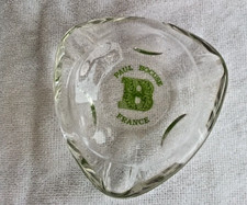 Superbe ancien cendrier paul bocuse France en verre